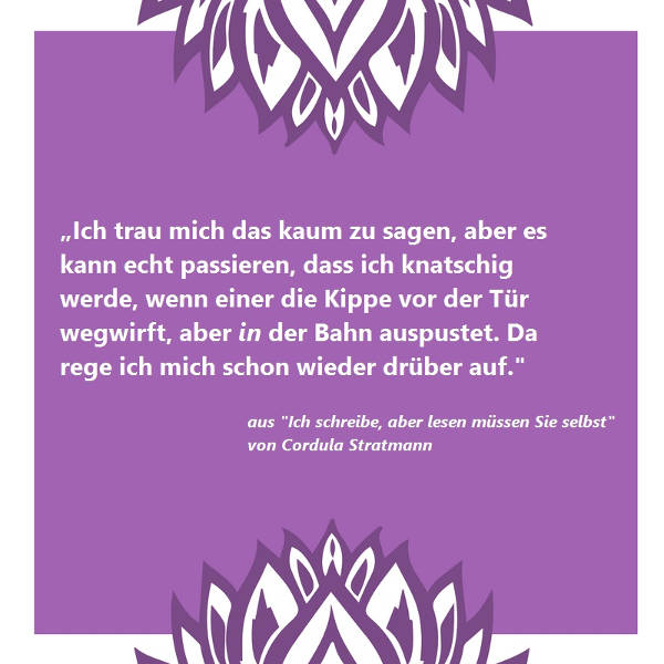 Autorinnenzeit – Zitiere aus dem Buch einer Autorin